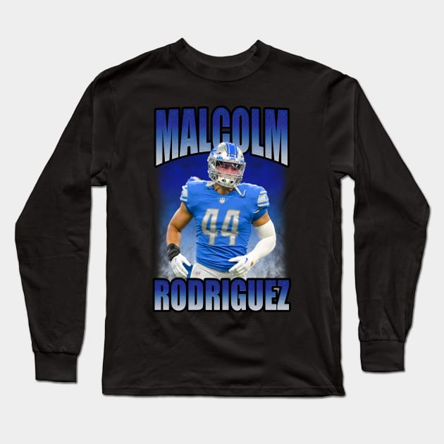 Malcolm Rodriguez Bootleg Long Sleeve T-Shirt by hackercyberattackactivity